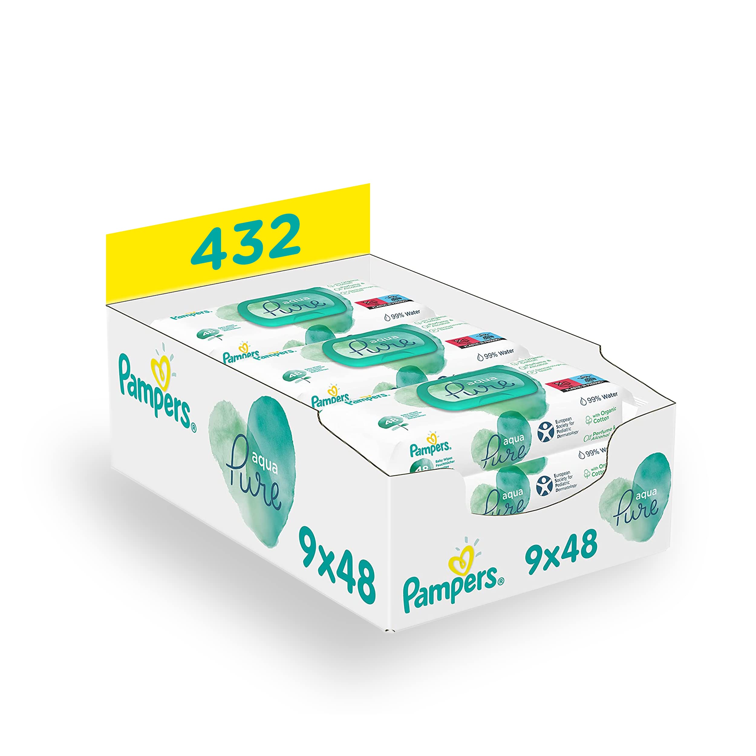 Pampers Babydoekjes Harmonie Aqua 15x48 =720 doekjes