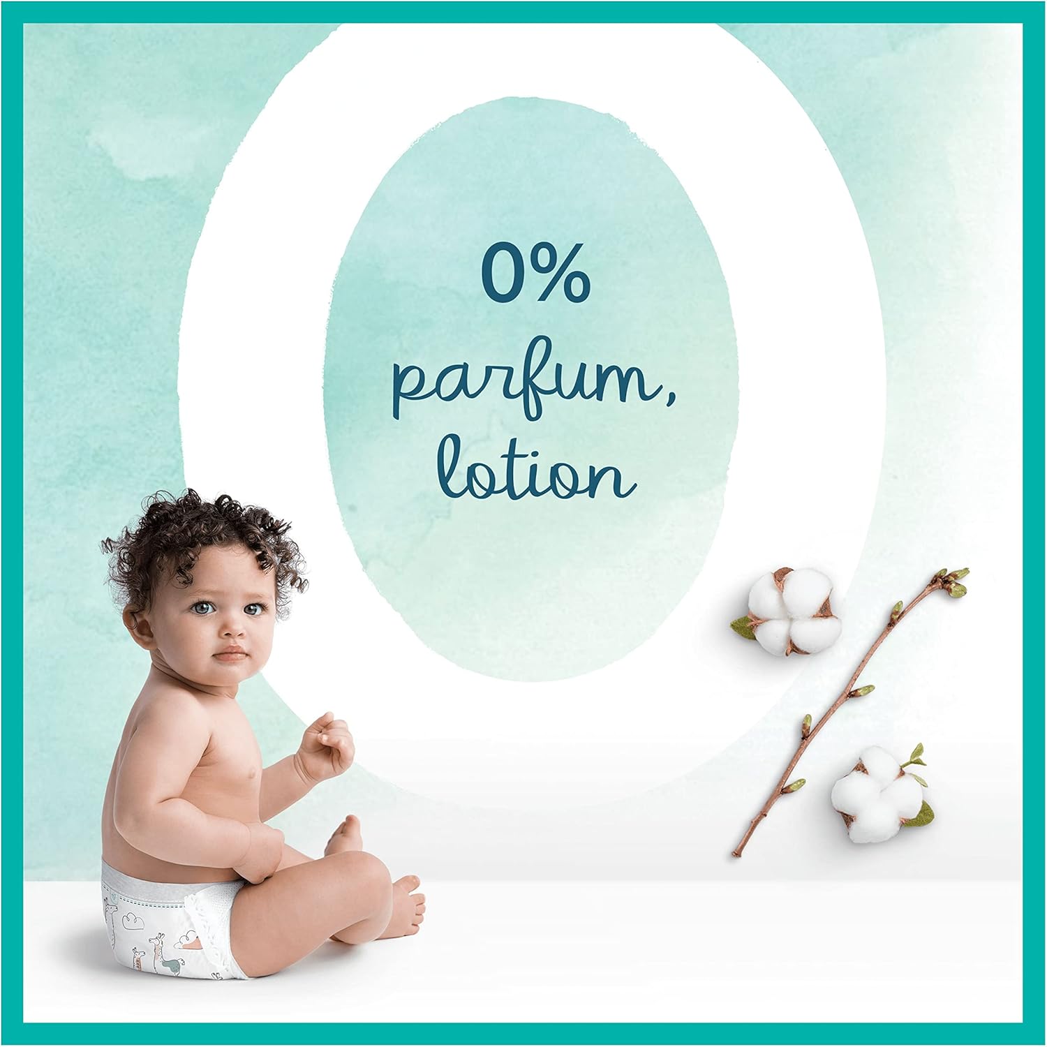 Pampers Maat 2 Luiers (4-8kg), Harmony, 240 Luiers, Maandelijkse Doos, Zachte Huidbescherming en Plantaardige Ingrediënten