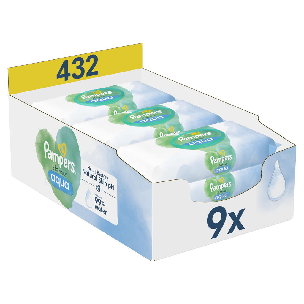 Pampers Doekjes Harmonie Aqua 15x48 =720 doekjes