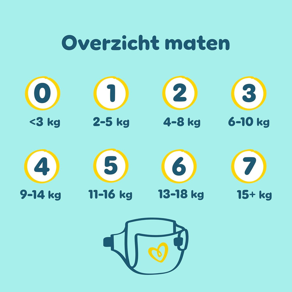 Pampers Premium Protection Maat 6, 144 luiers, 13kg-18kg, Dubbele bescherming voor de huid en tegen lekkages