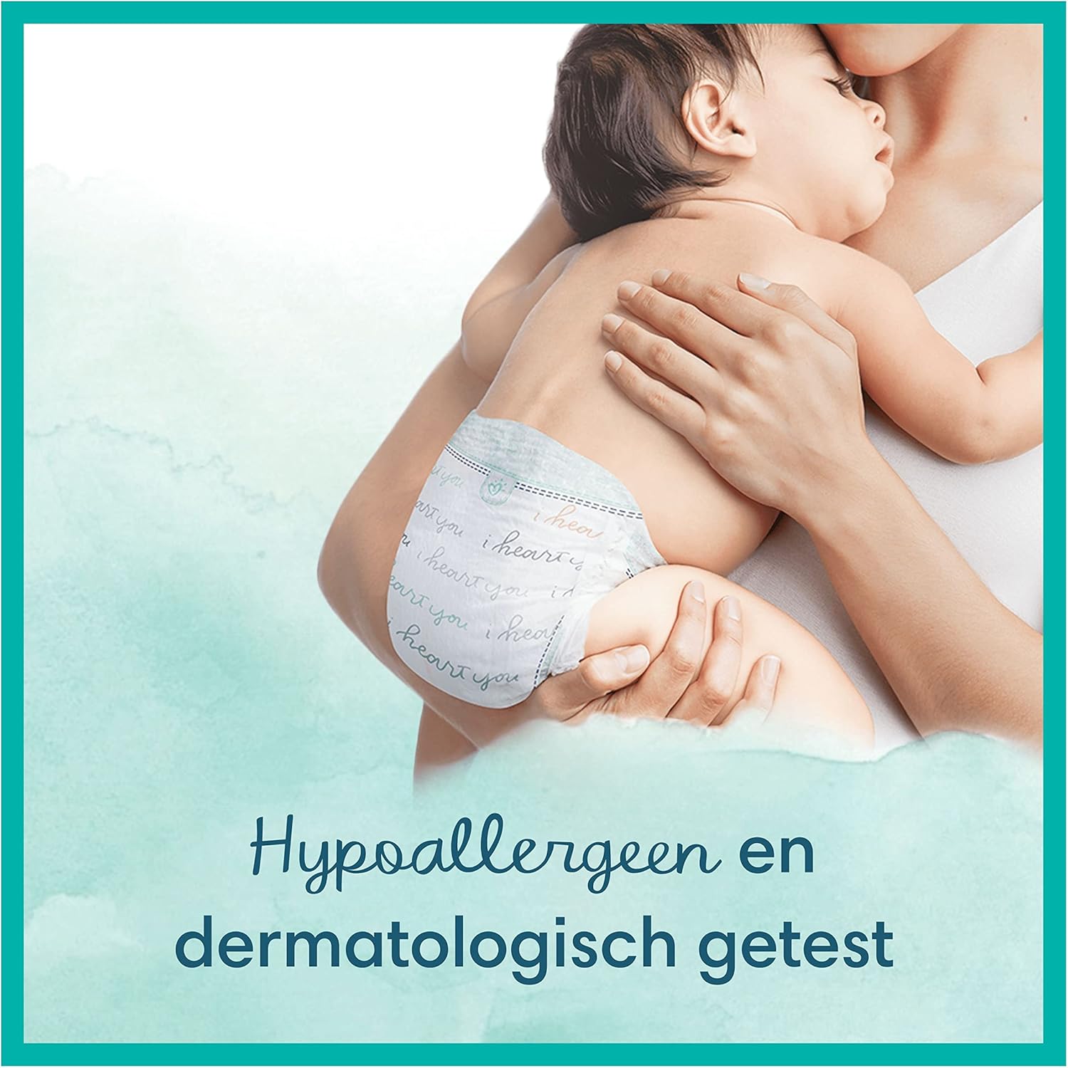 Pampers Maat 2 luiers (4-8kg), Harmony, 240 luiers, Maandbox, Zachte huidbescherming en plantaardige ingrediënten