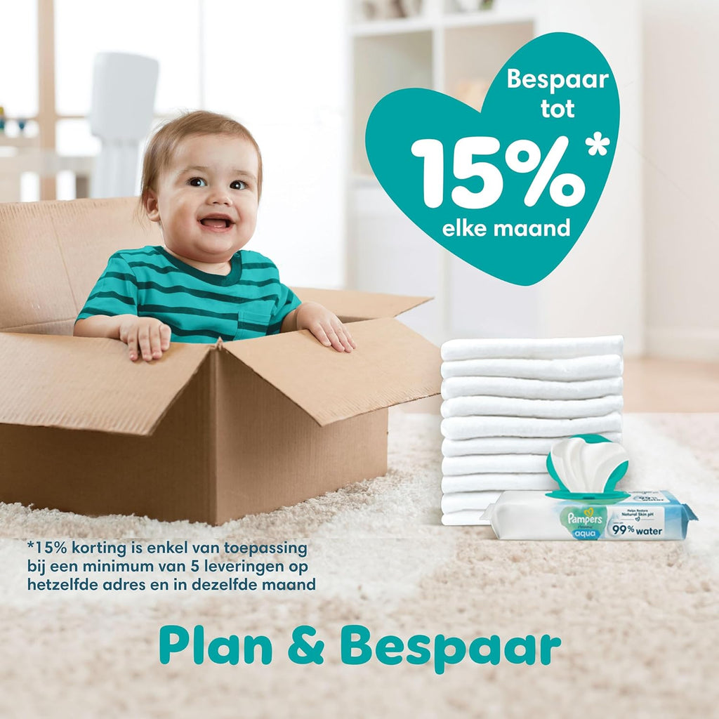 Pampers Baby-Dry Maat 3, 222 luiers, 6kg-10kg, Tot maximaal 100% lekbestendig en comfortabel voor de nacht