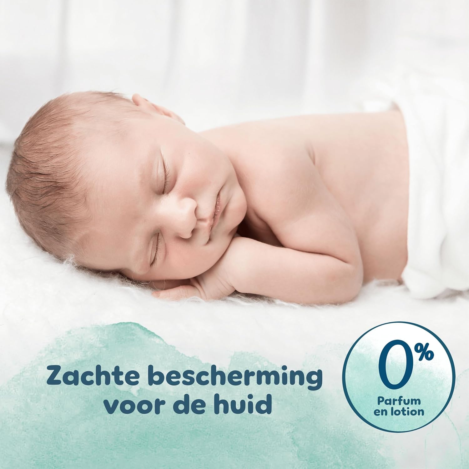 Pampers Harmony Maat 1 luieren, 180 stuks, 2kg-5kg, Zachte huidbescherming met 100% droogheid van Pampers