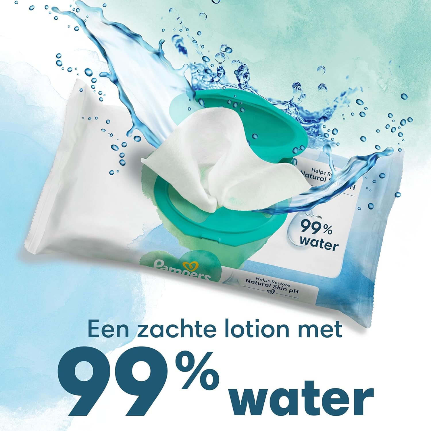 Pampers Doekjes Harmonie Aqua 15x48 =720 doekjes