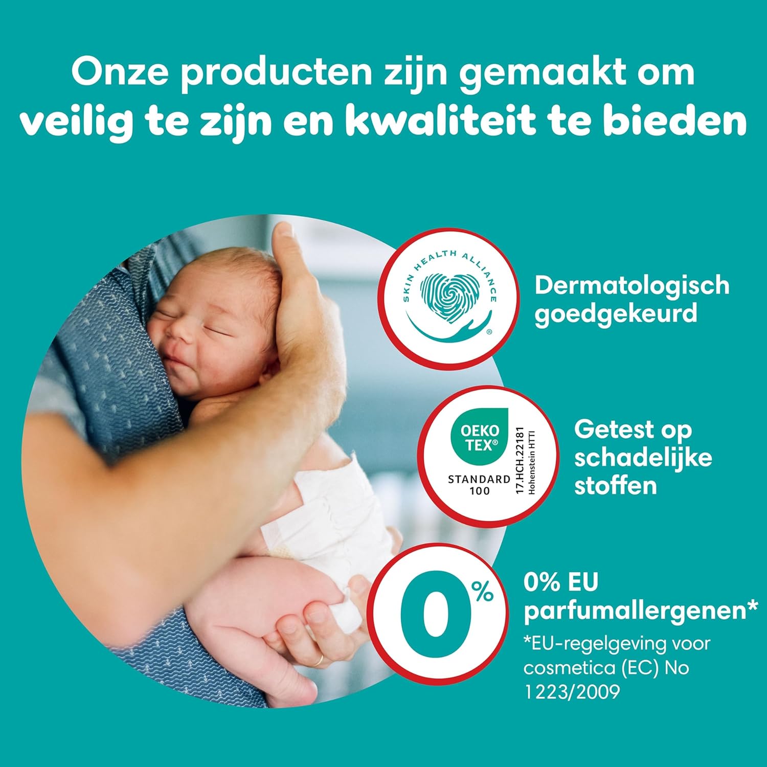 Pampers Baby-Dry Luierbroekjes Maat 3, 192 stuks, 6kg-11kg, 360° pasvorm om openingen en lekkages te helpen voorkomen, maandelijkse doos