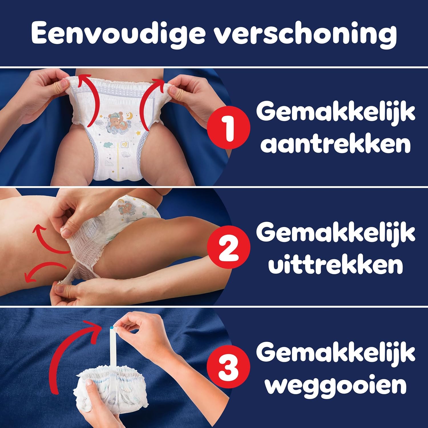 Pampers Night Pants Maat 4, 180 luipertjes, 9kg-15kg, Pampers Night Pants bieden extra bescherming de hele nacht lang