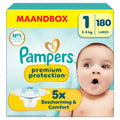 Pampers Premium Protection Maat 6, 144 luiers, 13kg-18kg, Dubbele bescherming voor de huid en tegen lekkages