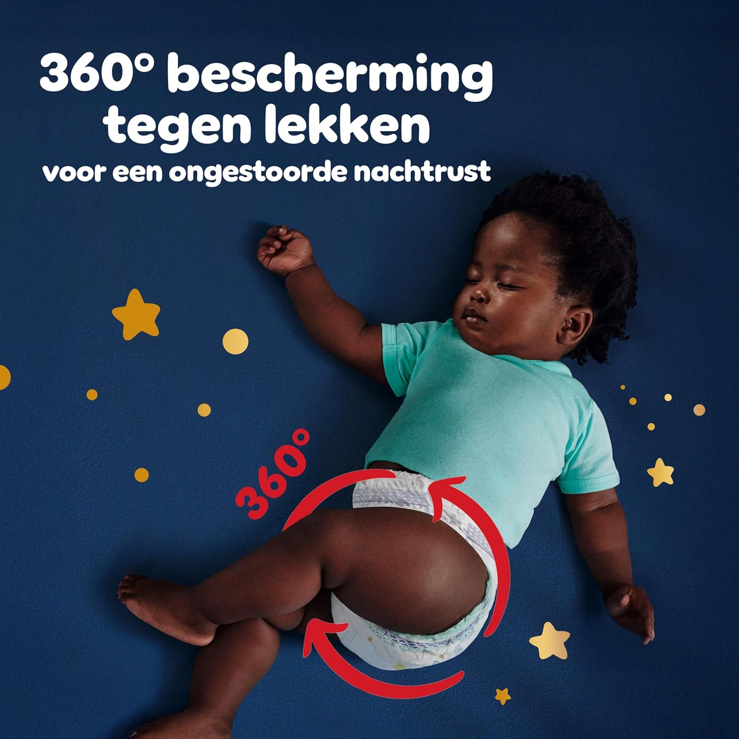 Pampers Night Pants Maat 4, 180 luiersbroekjes, 9kg-15kg, Pampers Night Pants biedt extra bescherming de hele nacht door