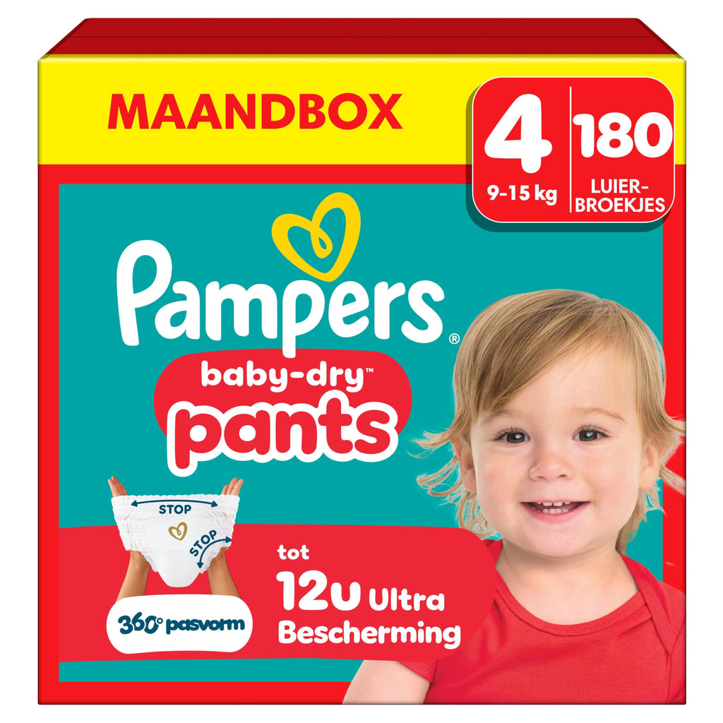 Pampers Baby-Dry Pants Maat 5, 160 stuks, 11kg-17kg, 360° pasvorm om openingen en lekkages te helpen voorkomen