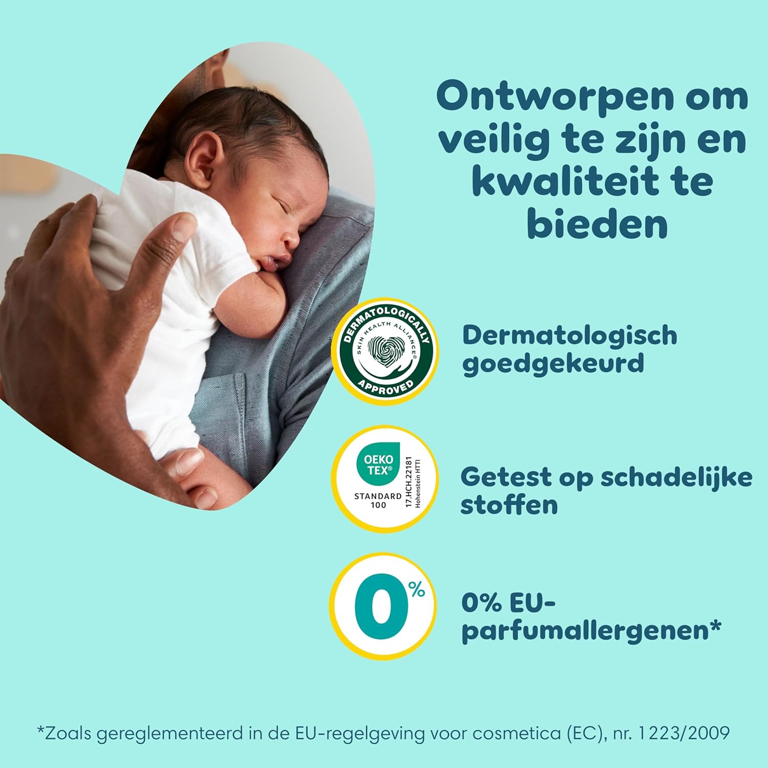 Pampers Premium Bescherming Maat 6, 144 luiers, 13kg-18kg, Dubbele bescherming voor de huid en tegen lekkages