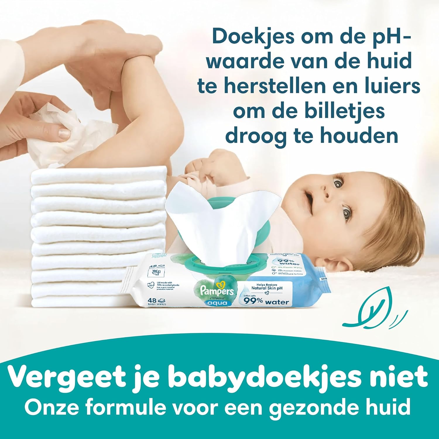 Pampers Baby-Dry Maat 3, 222 luiers, 6kg-10kg, Tot 100% lekvrij en comfortabel 's nachts